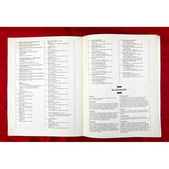 Frank Stella Prints 1967–1982 Whitney Museum Exhibition Brochure 1983 Vintage - Picture 4 of 7